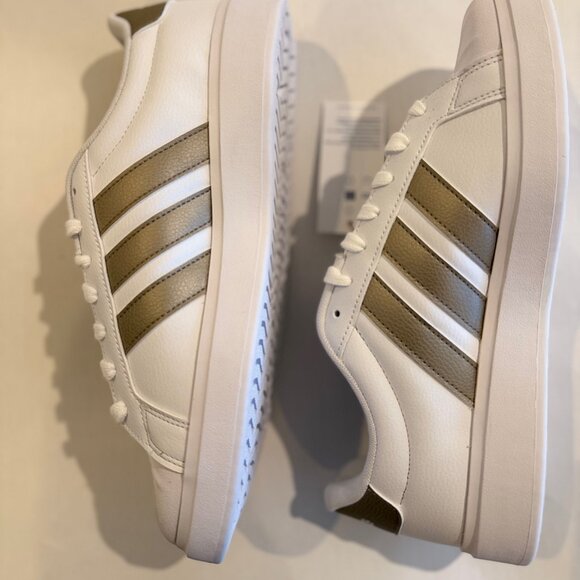 Adidas Grand Court 2.0 sneaker/ Tennis Shoes White/cyber Metallic, various sizes - Picture 1 of 13